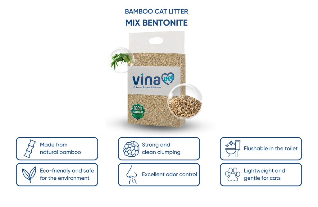 [CÓ SẴN] CÁT TRE MIX BENTONITE